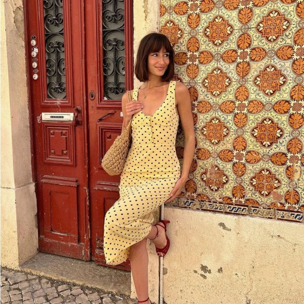 Rouje Yellow Naomi Dress